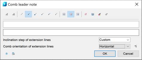 CAD drawing Comb Leader Note 8