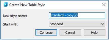 CAD drawing Table Styles .dwg 8