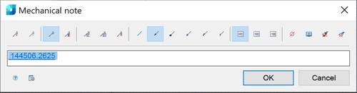 CAD software Input Field Context Menu 10