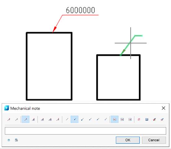 CAD drafting Input Field Context Menu 12