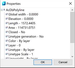 CAD drafting Input Field Context Menu 21