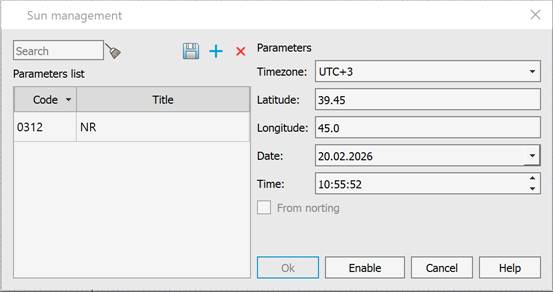 CAD drawing Properties of the Sun 5