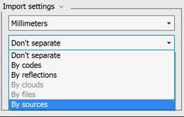 CAD drawing Import of Point Clouds 68