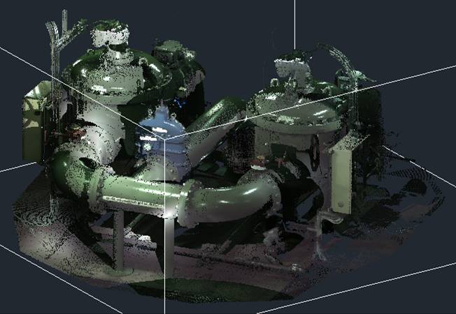CAD drawing Point Cloud Display Style 17