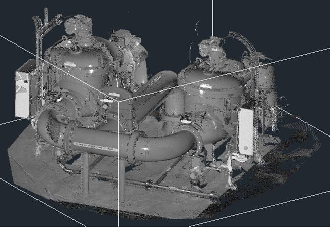 CAD drafting Point Cloud Display Style 21