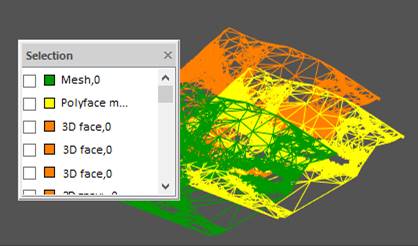 CAD software Converting to Meshes or 3D Faces 1