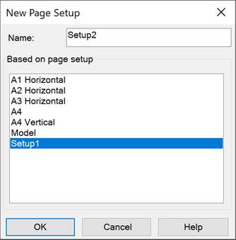 CAD drawing Page Setup Manager 11