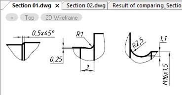 CAD drawing Drawing Comparison 11