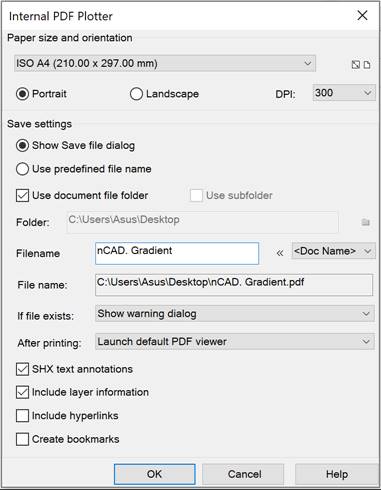 CAD drafting Plotter Settings 9