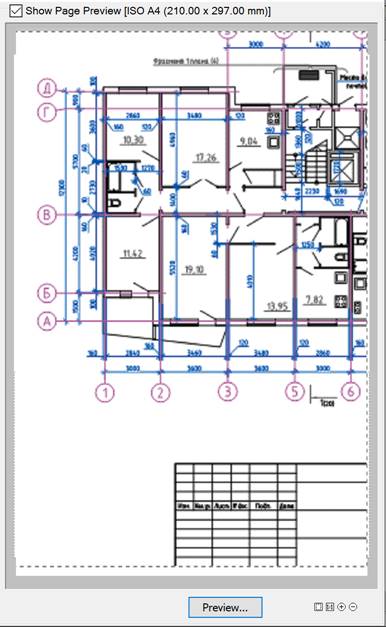 CAD drawing Plot Preview 2