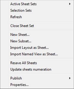 CAD drafting Sheet Set Tree Elements 6