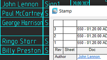 Parametric borders and title blocks