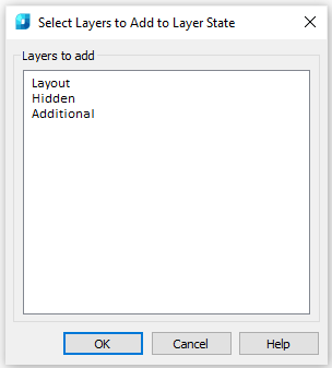 CAD drafting Layers Dialog Box 135