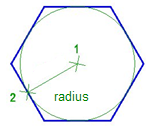 CAD drafting Polygon 9