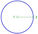 CAD drawing Circle by Center and Radius 8