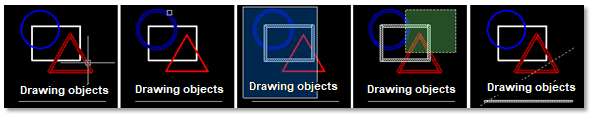 CAD drawing Selection of Objects 11