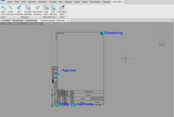 CAD drawing Block Editor 11