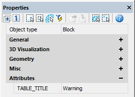 CAD drawing Creating Block Attributes 17