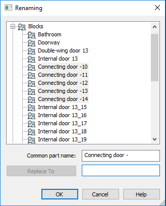 CAD software Renaming Named Objects 7