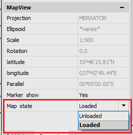 CAD software Unload Map Underlay 7