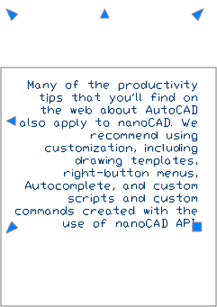 CAD software Justification of the Text Objects 19