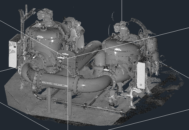CAD drawing Point Cloud Display Style 20