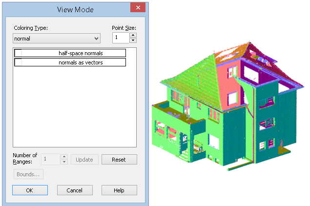 CAD drafting Point Cloud Display Style 30