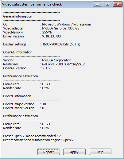 CAD software Graphics Hardware Acceleration Settings 4