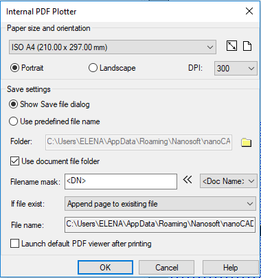 CAD drafting Internal PDF-Plotter 0
