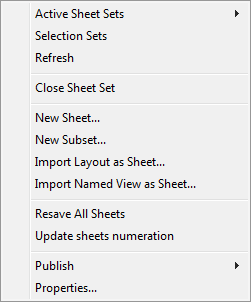 CAD drafting Sheet Set Tree Elements 6