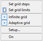 CAD software Snap and Grid Mode 13