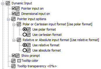 CAD drafting Dynamic Input 6