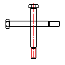 CAD drafting WORKING WITH STANDARD ELEMENTS 225