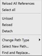 CAD software External References Manager 25