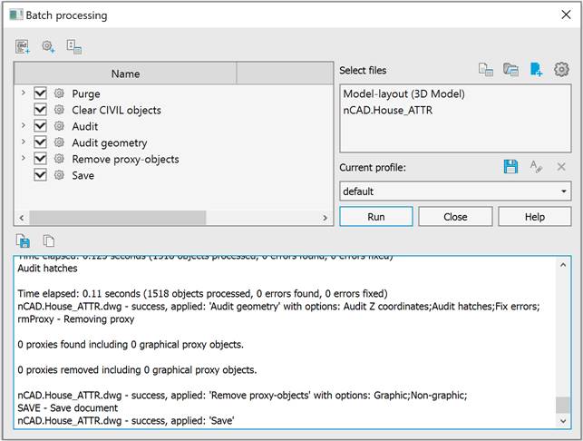 CAD software Batch File Processing 22