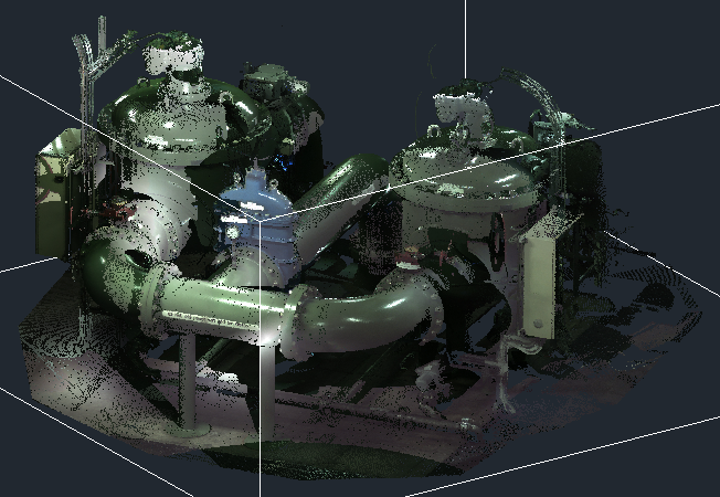 CAD drawing Point Cloud Display Style 17