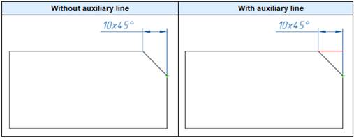 CAD software Chamfer 25