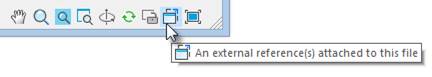 CAD drafting Monitoring Changes in External References 0