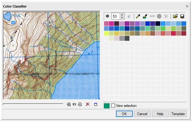 CAD drafting Editing Color Palette (Color Classifier) 6