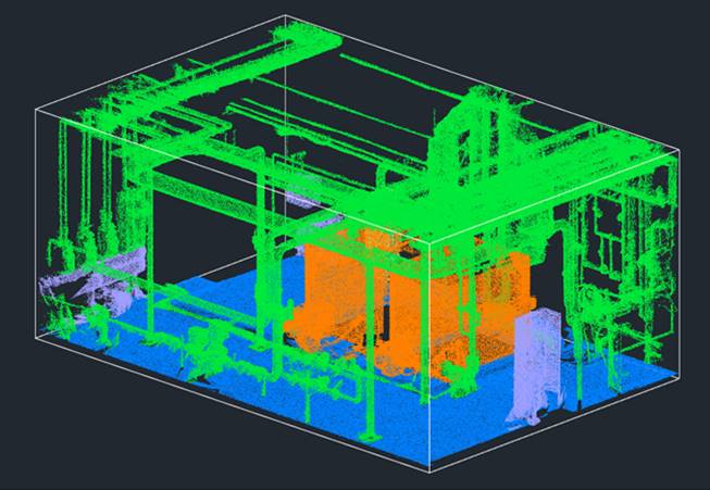 CAD drawing Point Cloud Display Style 23