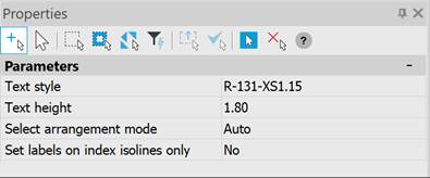 CAD software Creating Contour Lines Labels 7